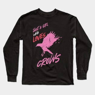 Crows Crow Lover Birdwatcher Long Sleeve T-Shirt